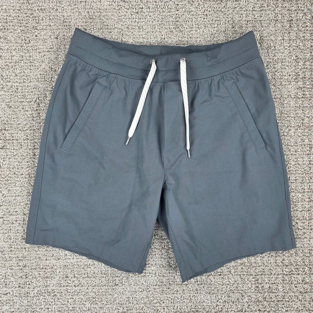 Vuori Men Meta Easy Short Charcoal Grey Performance Athletic Shorts Size Small